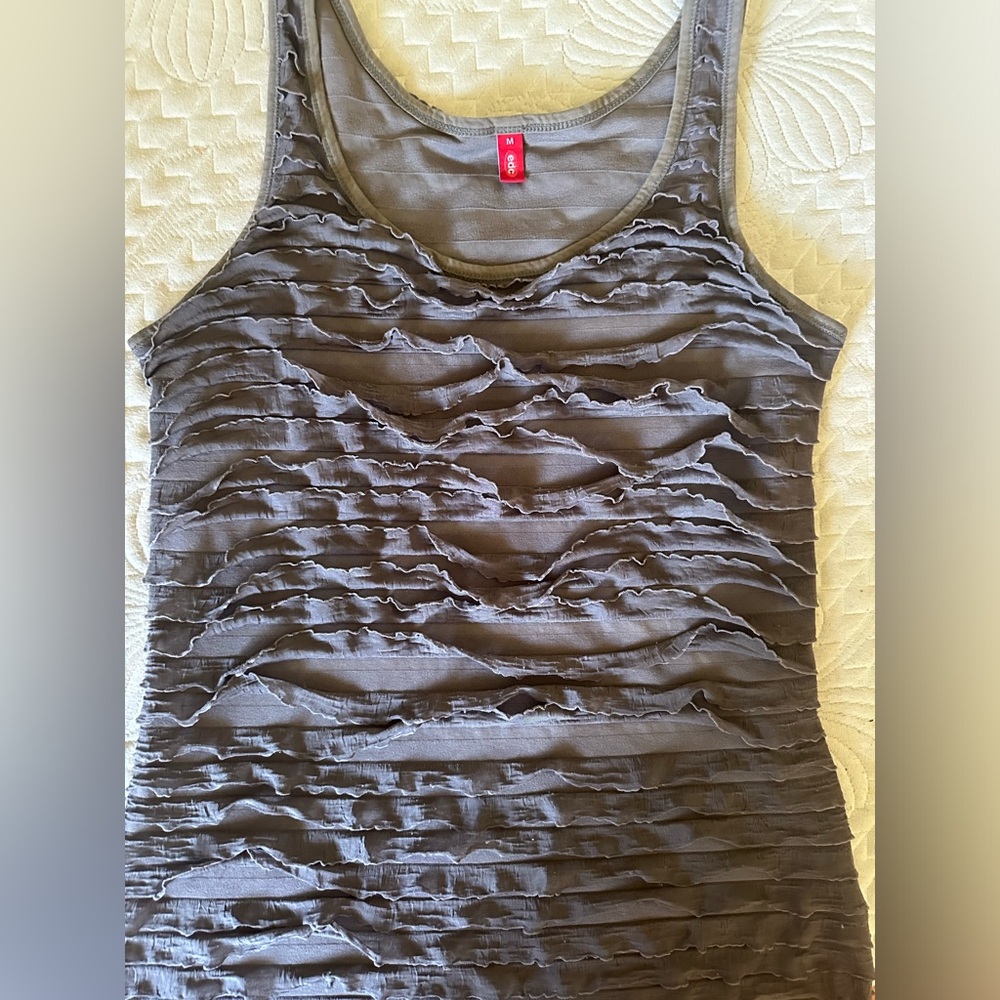 Gray Top Sleeveless